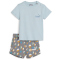 PUMA Essentials+ Summer Camp Shorts + T-Shirt Baby-Set 22 - turquoise surf 74