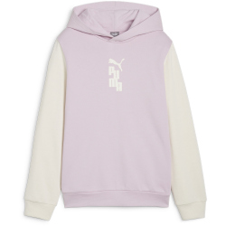 PUMA Ready Set Better Hoodie Kinder 60 - grape mist 140