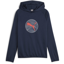 PUMA Active Sports Polyester Hoodie Jungen 14 - club navy...