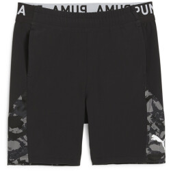 PUMA Runtrain Print Laufshorts Jungen 01 - PUMA black 128