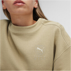 PUMA Better Sportswear Crew Sweatshirt Damen 83 - prairie tan XS
