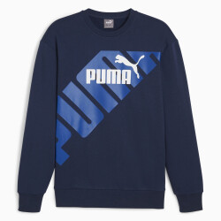 PUMA Power Graphic Crew Sweatshirt Herren 14 - club navy S