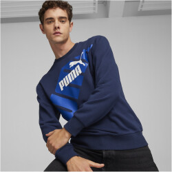 PUMA Power Graphic Crew Sweatshirt Herren 14 - club navy S