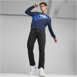 PUMA Power Graphic Crew Sweatshirt Herren 14 - club navy S