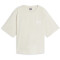 PUMA Essentials Elevated Relaxed Cropped T-Shirt Damen 87 - alpine snow S