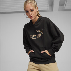 PUMA Essentials+ Animal Hoodie Damen 01 - PUMA black XS