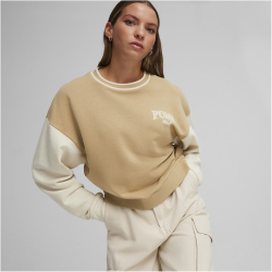 PUMA Squad Crew Sweatshirt Damen 83 - prairie tan XS