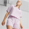 PUMA HER Poloshirt Damen 60 - grape mist XS