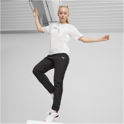 PUMA Evostripe High-Waist Jogginghose Damen 01 - PUMA black XS