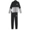 PUMA Colorblock CL Polyester Trainingsanzug Jungen 01 - PUMA black 128