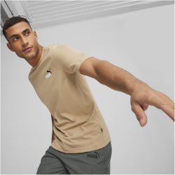PUMA Essentials+ 2 Col Small Logo T-Shirt Herren 83 - prairie tan S