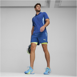 PUMA Individual Padel Poloshirt Herren 22 - cobalt glaze/luminous blue S