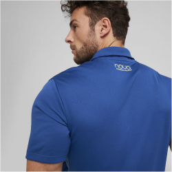 PUMA Individual Padel Poloshirt Herren 22 - cobalt glaze/luminous blue S