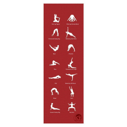 TRENDY SPORT Yogamat Home 180x60x0,5cm Rot