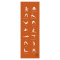 TRENDY SPORT Yogamat Home 180x60x0,5cm Orange
