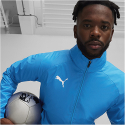 PUMA teamGOAL Allwetterjacke Herren 02 - electric blue lemonade/puma white S