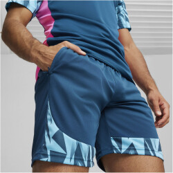 PUMA individualFINAL Shorts Herren 56 - ocean tropic/bright aqua XS