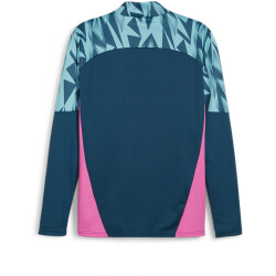 PUMA individualFINAL 1/4-Zip Trainings-Top Herren 56 - ocean tropic/bright aqua XS