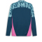 PUMA individualFINAL 1/4-Zip Trainings-Top Herren 56 - ocean tropic/bright aqua XS