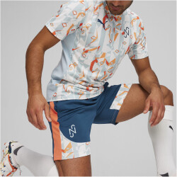 PUMA Neymar Jr. Creativity Trainingsshorts Herren 13 - ocean tropic/hot heat S