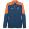 PUMA Neymar Jr. Creativity 1/4-Zip Trainings-Top Herren 13 - ocean tropic/hot heat S