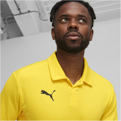 PUMA teamGOAL Poloshirt Herren 07 - faster yellow/puma black/sport yellow M