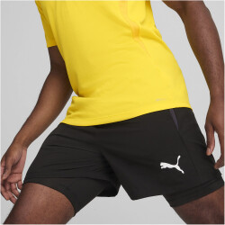 PUMA teamGOAL Poloshirt Herren 07 - faster yellow/puma black/sport yellow M