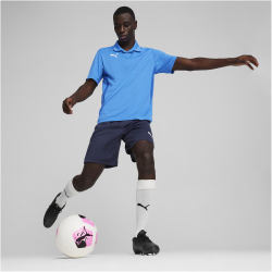 PUMA teamGOAL Poloshirt Herren 02 - electric blue lemonade/puma white/puma team royal S