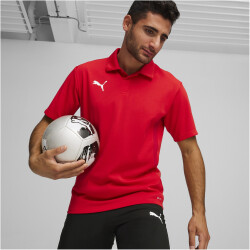 PUMA teamGOAL Poloshirt Herren 01 - PUMA red/PUMA...