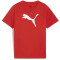 PUMA teamRISE Logo Baumwolltrikot Jungen 01 - PUMA red/PUMA white 128