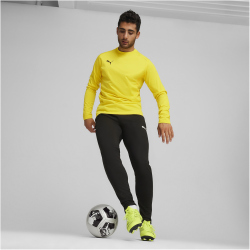 PUMA teamGOAL Trainings-Sweatshirt Herren 07 - faster yellow/puma black/sport yellow M