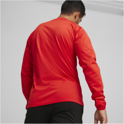PUMA teamGOAL Trainings-Sweatshirt Herren 01 - PUMA red/PUMA white/fast red M