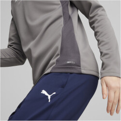 PUMA teamGOAL 1/4-Zip Trainings-Top Damen 13 - cast iron/puma white/shadow gray L