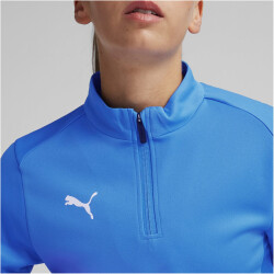 PUMA teamGOAL 1/4-Zip Trainings-Top Damen 02 - electric blue lemonade/puma white/puma team royal XS