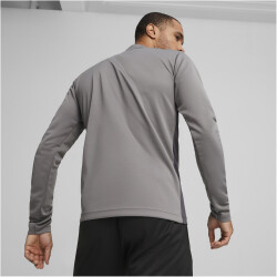 PUMA teamGOAL 1/4-Zip Trainings-Top Herren 13 - cast iron/puma white/shadow gray 3XL