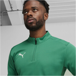 PUMA teamGOAL 1/4-Zip Trainings-Top Herren 05 - sport green/puma white/power green M