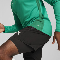 PUMA teamGOAL 1/4-Zip Trainings-Top Herren 05 - sport green/puma white/power green M