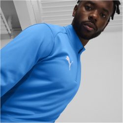 PUMA teamGOAL 1/4-Zip Trainings-Top Herren 02 - electric blue lemonade/puma white/puma team royal XXL