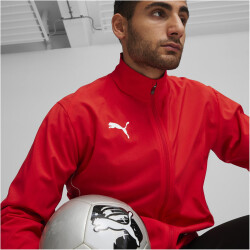 PUMA teamGOAL Sideline Präsentationsjacke Herren 01 - PUMA red/PUMA white S