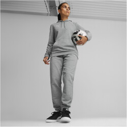 PUMA teamGOAL Casuals Hoodie Damen 33 - medium gray heather/puma white XS