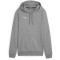 PUMA teamGOAL Casuals Hoodie Damen 33 - medium gray heather/puma white XS