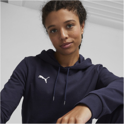 PUMA teamGOAL Casuals Hoodie Damen 06 - PUMA navy/PUMA white XS