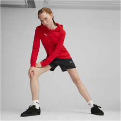 PUMA teamGOAL Casuals Hoodie Damen 01 - PUMA red/PUMA white XL