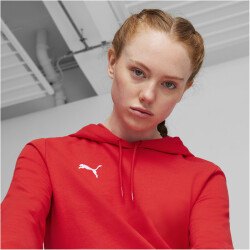 PUMA teamGOAL Casuals Hoodie Damen 01 - PUMA red/PUMA white XL