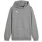 PUMA teamGOAL Casuals Hoodie Jungen 33 - medium gray heather/puma white 116