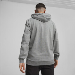 PUMA teamGOAL Casuals Hoodie Herren 33 - medium gray heather/puma white S