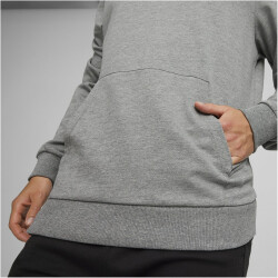 PUMA teamGOAL Casuals Hoodie Herren 33 - medium gray heather/puma white 3XL