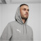 PUMA teamGOAL Casuals Hoodie Herren 33 - medium gray heather/puma white 3XL