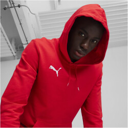 PUMA teamGOAL Casuals Hoodie Herren 01 - PUMA red/PUMA white S