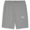 PUMA teamGOAL Casuals Sweatshorts Herren 33 - medium gray heather/puma white 3XL